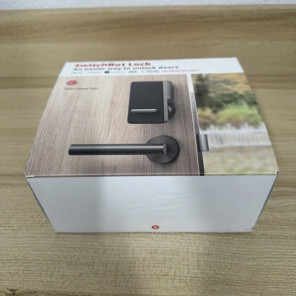 SwitchBot Smart Lock Bluetooth Electronic Deadbolt Keyless Entry Door Lock Black